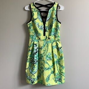 Nanette Lepore Toile Back Strap Dress, Sz 2.